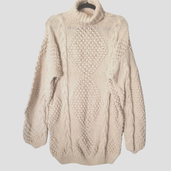 Silk Club 100% Silk Textured Sweater Size L - Picture 1 of 11